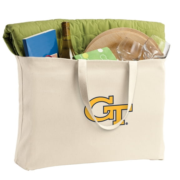Georgia Tech Tote Bag Large Georgia Tech Shopping Bag
