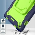 thumbnail image 5 of elitegadget Case for Samsung Galaxy Tab A9+ Plus 11 Inch (SM-X210/X215/X216) 2023 Released - Heavy Duty Impact Resistant Case Cover with Rotating Ring Stand + 1 Stylus (Navy Blue/Green), 5 of 5