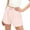 Pink, variant on NAISIBABY Girls Home Shorts Size 7, Loose Casual Lightweight Ice Silk Elastic Waist Kids Loungewear Shorts (5-14T)