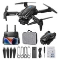 thumbnail image 3 of Dron con cámara para adultos, liquidación, dron FPV con cámara 1080P, 2,4 G, WIFI, FPV, RC, cuadricóptero con modo sin cabeza, sígueme, retención de altitud, juguetes, regalos para niños y, 3 of 6