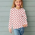 thumbnail image 4 of VKOYWKM Girls Valentine's Day Blouses Long Sleeve Crew Neck Tops Heart Print Holiday Shirts, 4 of 7
