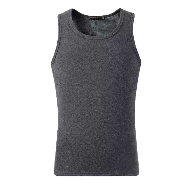 Qarigey Chalecos térmicos para hombre, ropa interior cepillada cálida transpirable, jersey y delgado de secado rápido, chaleco informal sin Ropa interior 4XL Qarigey AP012868-06