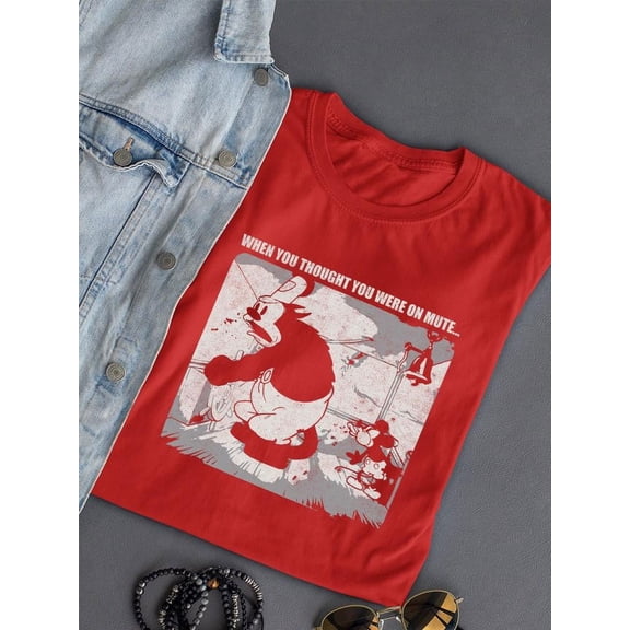 Steamboat Willie Funny Quote T-shirt Women's -SmartPrintsInk Designs