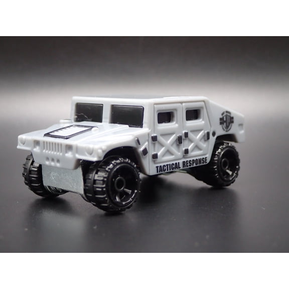 Open Box 1992-2006 HUMMER HUMVEE H1 TACTICAL RESPONSE GRAY 1:64 SCALE DIECAST MODEL CAR