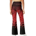 thumbnail image 3 of DISNIMO Halloween Bat Yoga Pants Flare Leg Leggings Kids Leggings Girls High Waisted Flare Leggings for Girls 7-8 Girls Flare Leggings Bell Bottoms Leggings for Kids Pockets, 3 of 7