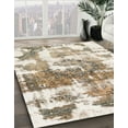 thumbnail image 2 of Ahgly Company Indoor Rectangle Abstract Dark Almond Brown Abstract Area Rugs, 3' x 5', 2 of 6
