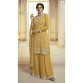 thumbnail image 2 of Haldi Function wear Indian Designer Salwar Kameez Outfits Pakistani Plazzo Suits ( Yellow, S - 38 ), 2 of 5