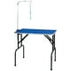 Master Equipment Table de Toilettage Pliable pour Animaux de Compagnie avec Bras de Laisse Réglable, Bleu – image 2 sur 3