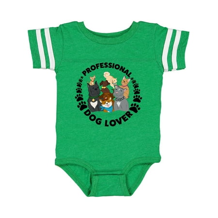 

Inktastic Professional Dog Lover with Cute Dog Family Gift Baby Boy or Baby Girl Bodysuit