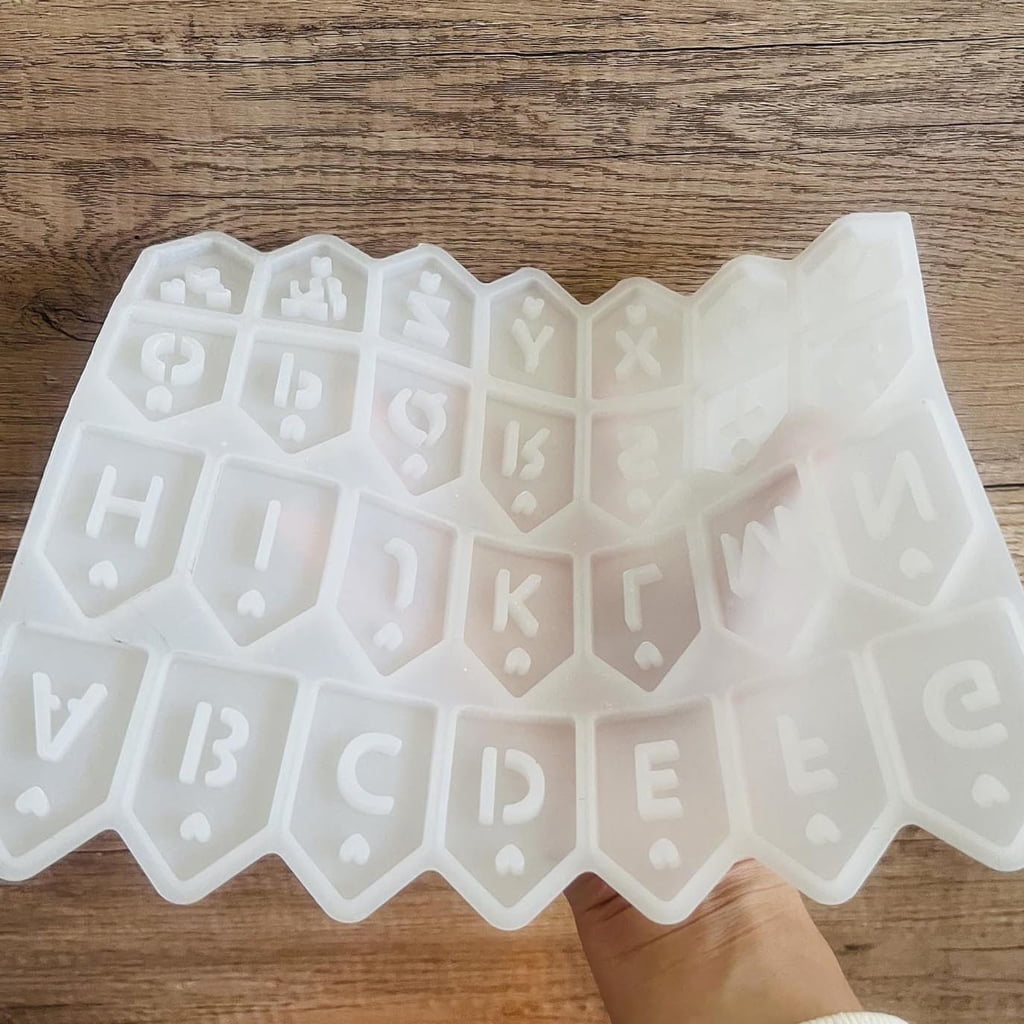 2 Pack Multifuntional Silicone Pendant Mold House Shape Crafting Epoxy Resin Silicone Ornament