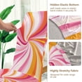 thumbnail image 5 of Yayeee 2 Pack Dining Chair Covers Stretch Parson Chairs Slipcovers Seat Protector, Swirling Lines, 5 of 6