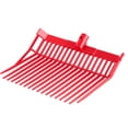 thumbnail image 3 of KFFKFF 6PCS Manure Fork Replacement Head, 18 Angled Tines Durable Plastic Pitchfork Heads, Horse Mulch Rake for Stable Cleaning, Muck Removal, Grass, Hay, and Farm Work, 3 of 9