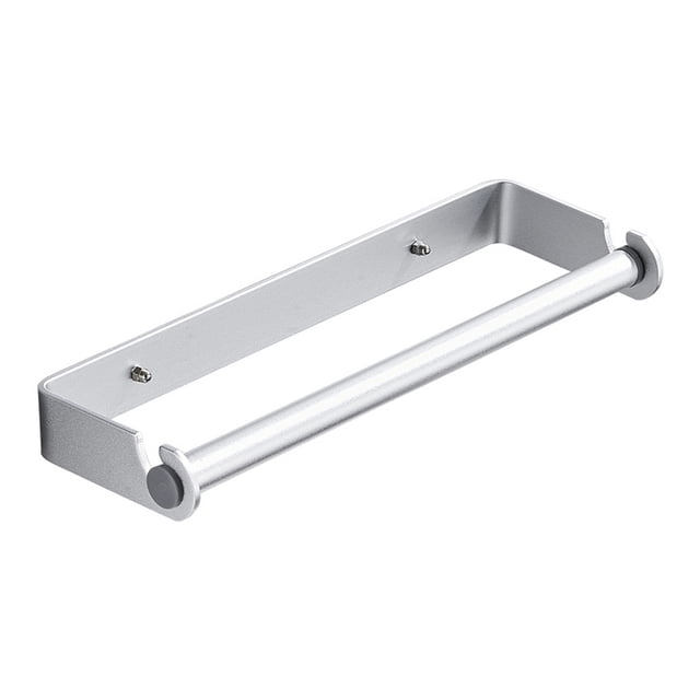 Monstrate Tenedor conveniente de la toalla del soporte de la pared del metal hecho con el amplio de aluminio multifuncional Decoración del hogar plata