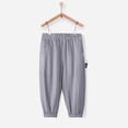 thumbnail image 4 of Zanarzt Toddler Boys Sweatpants Kids Boys Sweatpants Cotton Athletic Pants Boys Joggers with Pockets Kids Youth Workout Sweat Pants Grey,3-5 Years, 4 of 5