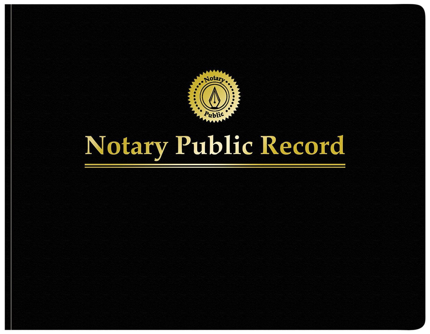 6-inch Diameter Authorized & Bonded Notary Public Sticker