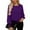 A13 Purple, variant on Xdegoge Holiday Blouses for Women Dressy Casual Glitter Sparkly Tops Long Sleeve Crew Neck Party Shirts New Years Eve Shirt