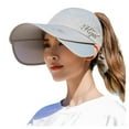 thumbnail image 1 of Women‘s Sun Visor Wide Elastic Golf Sun Hat Breathable Sweat Absorbent Cap, 1 of 5