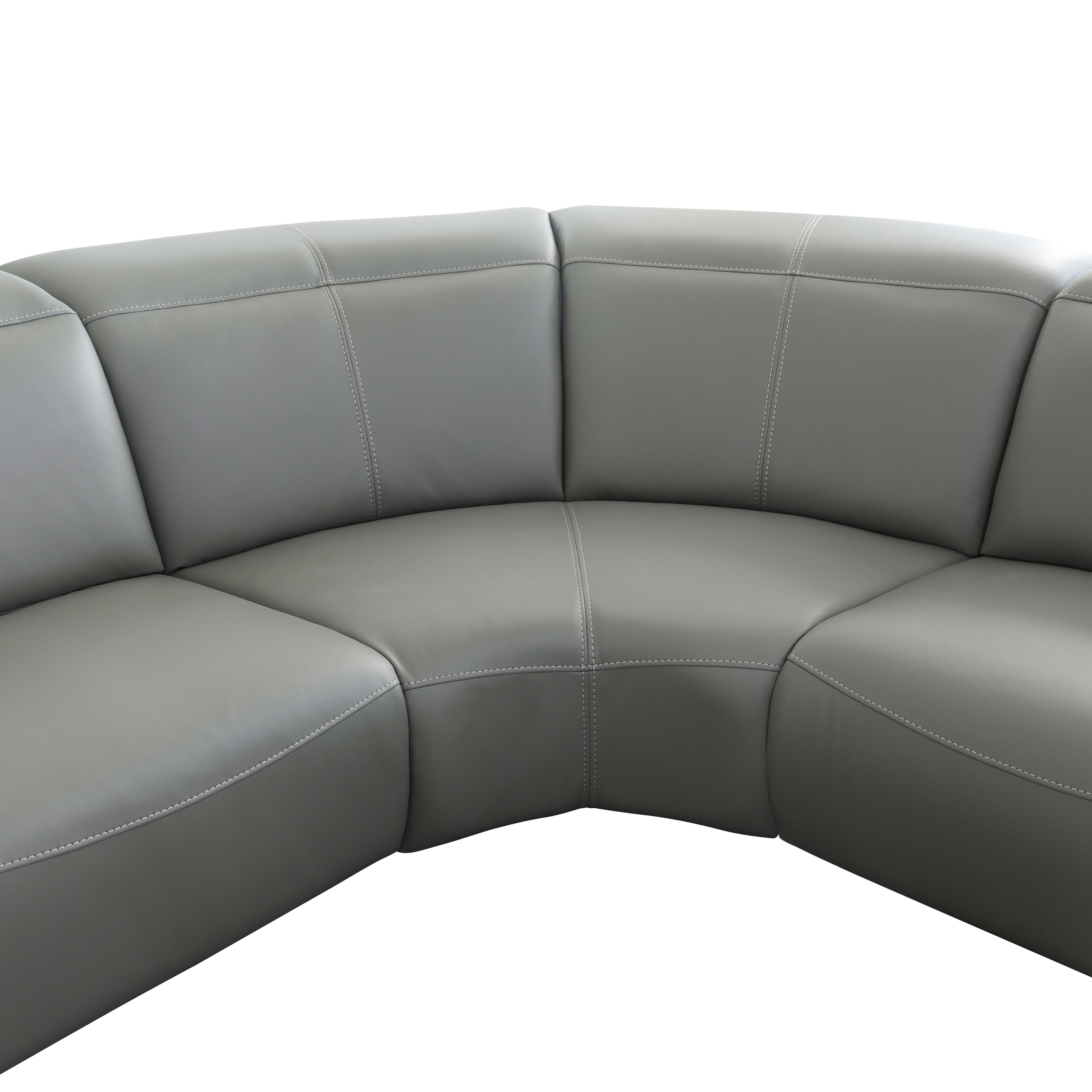 MAYEERTY Power Reclining L-Shaped Sectional Sofa, Leather Recliner Couch with Bluetooth Speaker, Wireless Charging & USB for Living Room