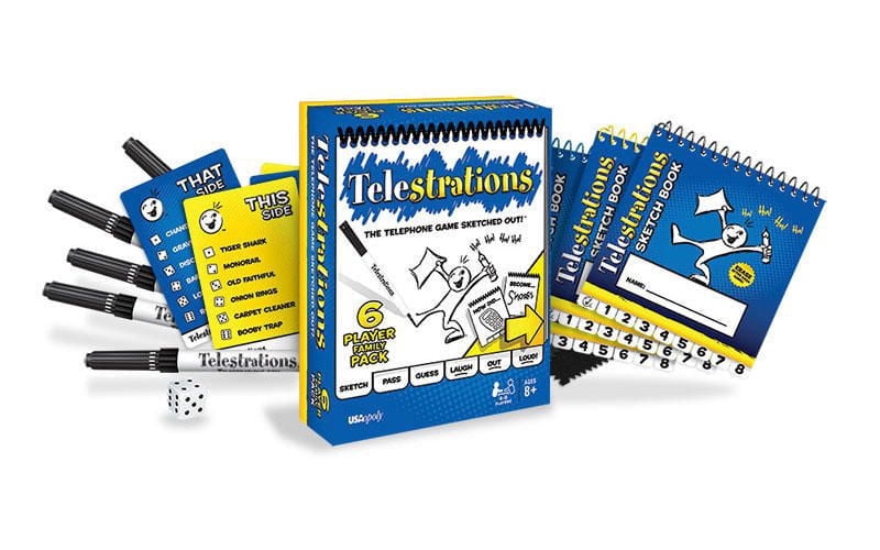 Telestrations 6 Player: The Family Pack