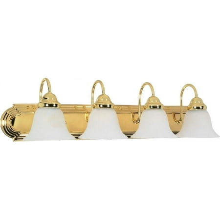 

LBYH 60/333 Three Wall-Vanity Light Fixture 3 Textured White/Alabaster Glass