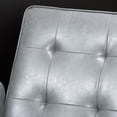 thumbnail image 3 of Christopher Knight Home Ethan Tufted Bonded Leather Recliner Chair by  Grey, 3 of 6