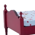 thumbnail image 4 of 1/12 linda casa de muñecas cama azul Calico Mini cama modelo para casa de muñecas (marrón) Likrtyny libre de BPA, 4 of 9