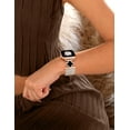 thumbnail image 6 of Wearlizer Braided Magnetic Band Compatible with Apple Watch 38/40/41/42/44/45/46/49mm, Stretchy Nylon iWatch Band with Clover Charm, Elastic Woven Strap for iWatch Series 11 10 9 8 7-1 SE Ultra, 6 of 7