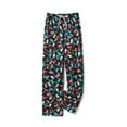 thumbnail image 3 of Cenuakty Women's Christmas Lounge Pants Colorful Light/Snowman Print Loose Comfy Casual Plush Pants Pajama Pants Sleep Trousers, 3 of 9