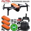 Autel Robotics EVO Foldable Quadcopter with 3-Axis Gimbal Starters Landing Bundle with FREE On-The-Go Kit