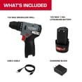 thumbnail image 3 of Hyper Tough 12V Brushless Cordless Drill Driver with 1.5Ah Battery, 3 of 16