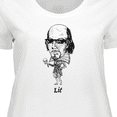 thumbnail image 4 of Inktastic Lit Shakespeare bobble Women's Plus Size T-Shirt, 4 of 5