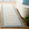 thumbnail image 2 of SAFAVIEH Metro Elwin Bordered Runner Rug, Ivory/Grey, 2'3" x 8', 2 of 8