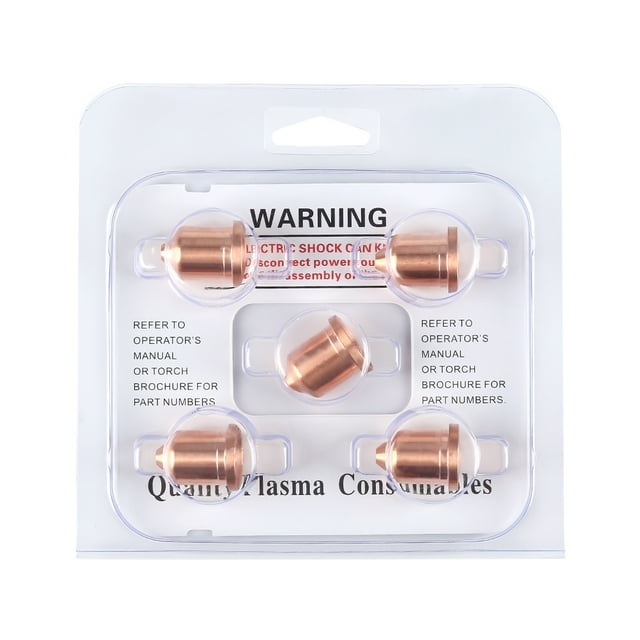 Conjunto De Boquilla De Cortador De Plasma De Alto Rendimiento Para La Máquina De Corte MAX65 Cobre De Aluminio De Acero Inoxidable De Acero Inoxidable 5 Piezas