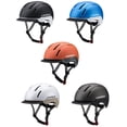thumbnail image 4 of Zootealy Breathable City Commuter Bike Helmet with Sun Visor for Urban Cycling - LIXADA Outdoor Safety Headgear in Apricot White Color, 4 of 7