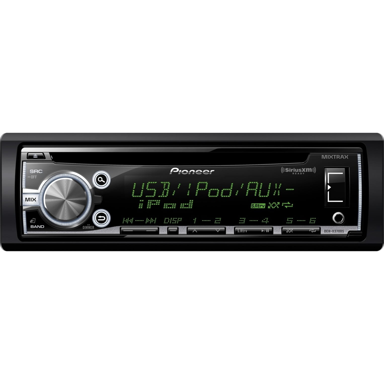 Pioneer DEHX3700S Car CD/MP3 Player, 56 W RMS, iPod/iPhone Compatible