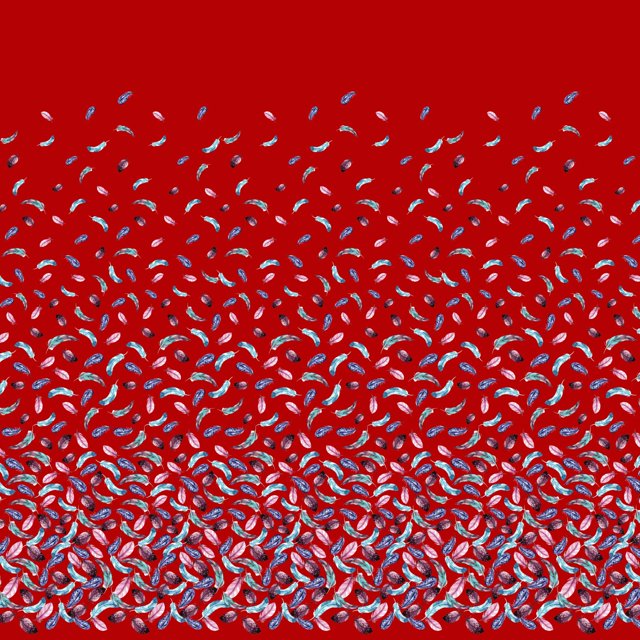 Soimoi Rayon Fabric Artistic Feather Panel Fabric Prints By Yard 56 Inch Wide