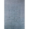 thumbnail image 1 of Ahgly Company Indoor Rectangle Mid-Century Modern Columbia Blue Oriental Area Rugs, 7' x 10', 1 of 6