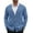 Blue, variant on COOFANDY Men's Cardigan Sweater Long Sleeve Casual V Neck Button Down Knitted Sweater with Pockets