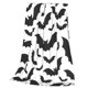 thumbnail image 3 of Manta negra con murciélagos espeluznantes para Halloween, decoración de habitación, mantas de franela para sofá cama de 50 x 40 pulgadas, 3 of 4