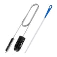 thumbnail image 2 of 2 Piezas Cepillo Limpieza Tuberías Cepillo Flexible Largo Doble Cabeza Limpiador Acero Inoxidable Nylon para Quitar Residuos Uso Práctico en Cocina Y, 2 of 9