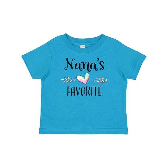Inktastic Nana's Favorite Heart Grandchild Boys or Girls Baby T-Shirt