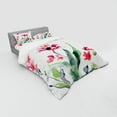 thumbnail image 3 of Ambesonne Floral Bedding Set 3 Pcs, Watercolor Pastel Boho, Twin, Multicolor, 3 of 3