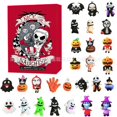 thumbnail image 2 of Navidad Adviento nuevo calendario de cuenta regresiva de Halloween caja ciega atmósfera fantasma Navidad gótica regalo de 24 piezas caja del día de Adviento, 2 of 5