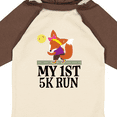 thumbnail image 4 of Inktastic 5K Run First Race Fitness Running Girls Long Sleeve Baby Bodysuit, 4 of 5