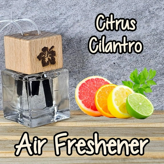 Citrus Cilantro Car Air Freshener