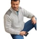thumbnail image 2 of Atlas For Men - Chaqueta Punto Trenzado para Hombre (Gris), 2 of 3