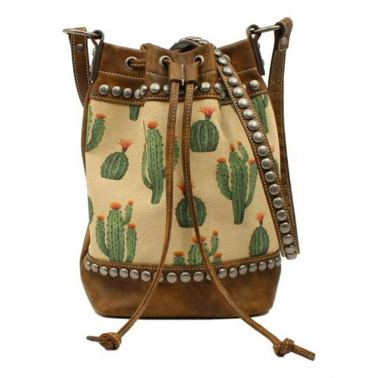 M F Western N770004402 Blazin Roxx Desert Bucket Bags HandBags Wallets Brown Walmart