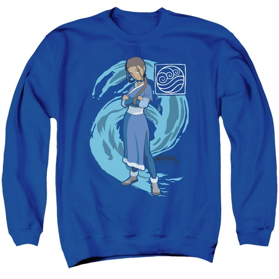 Avatar The Last Airbender Katara Water Wave Unisex Adult Crewneck Sweatshirt