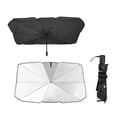 thumbnail image 1 of Foldable Car Windshield Sunshade Umbrella Front Window Heat Insulation Protection Visor Cover Sun Shade for Most Cars SUV Auto, 1 of 5