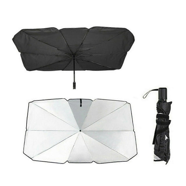 Foldable Car Windshield Sunshade Umbrella Front Window Heat Insulation Protection Visor Cover Sun Shade for Most Cars SUV Auto